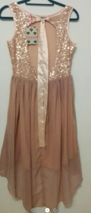 Sukienka i buty na wesele  Boho, cekiny S/M