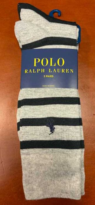 skarpety męskie Ralph Lauren 43, 3 pary, nowe