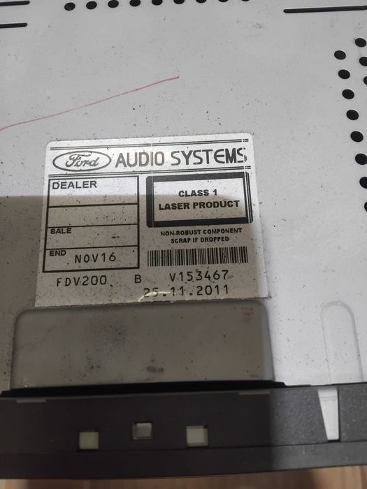 Radio ford transit mk7