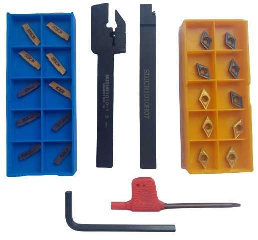 Токарный резец отрезной MGEHR1010-1.5 проходной SDJCR1010H07, пластины