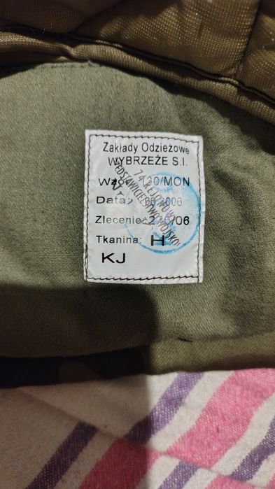kurtka zimowa wojskowa  z podpinka 130 MON