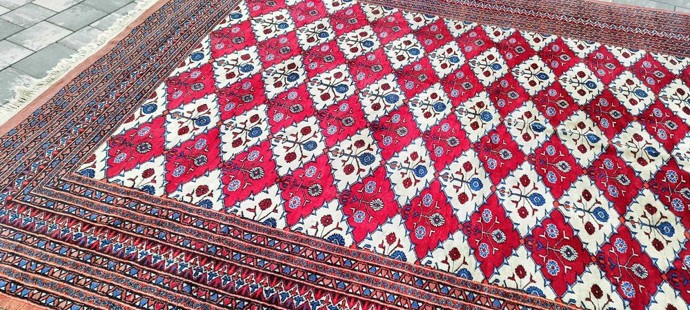 Sirjan dywan wełniany ręcznie tkany 323 x 224 cm perski piękny