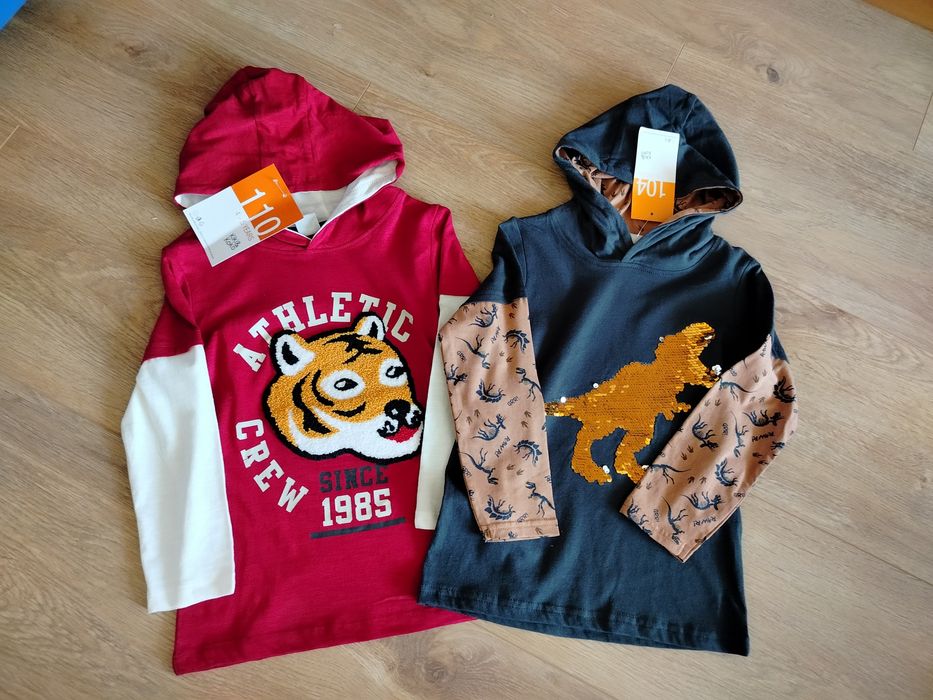 2 x Nowa bluza chłopięca całość