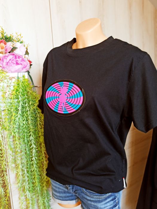 Sg T-Shirt damski 36 , S czarna koszulka 36 , S