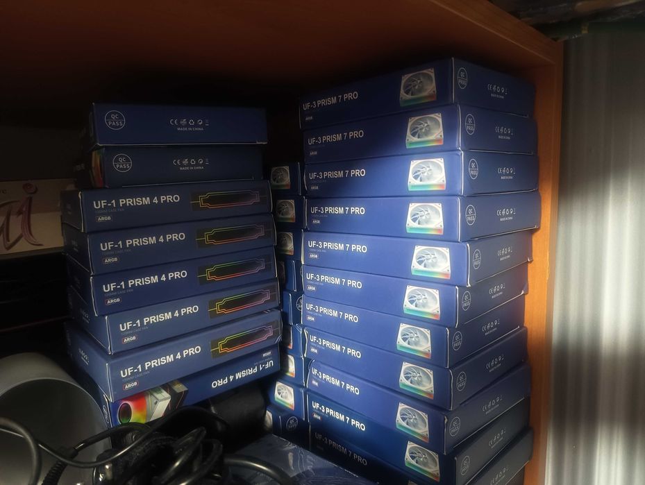 Кулера вентиляторы для ПК Prism 7 Pro белые черные Prism 4 Pro Reg Rev