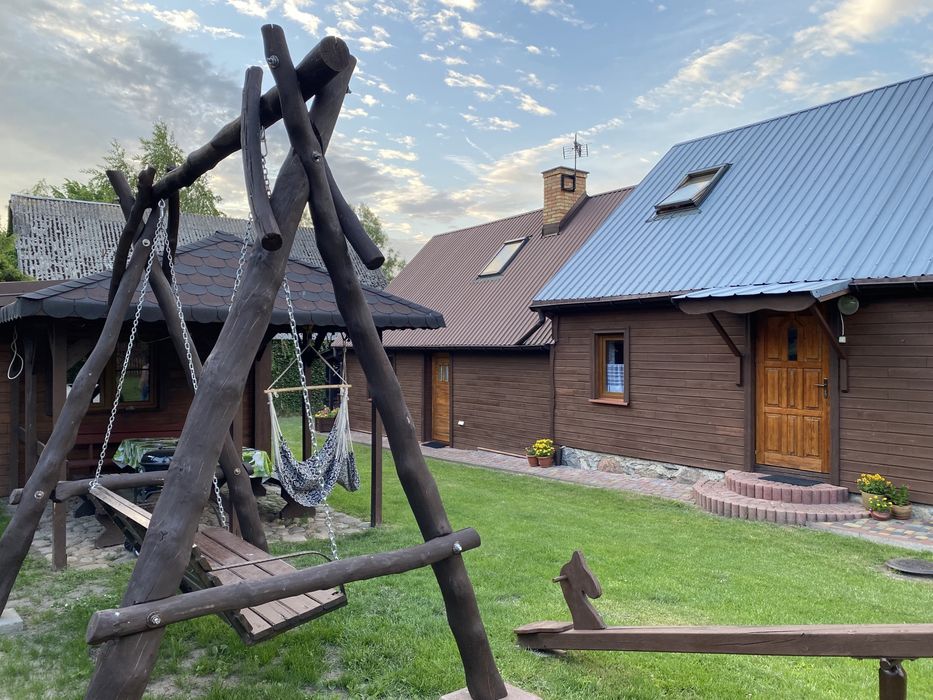 Domek do wynajęcia z balią/jacuzzi nad rzeką Biebrzą