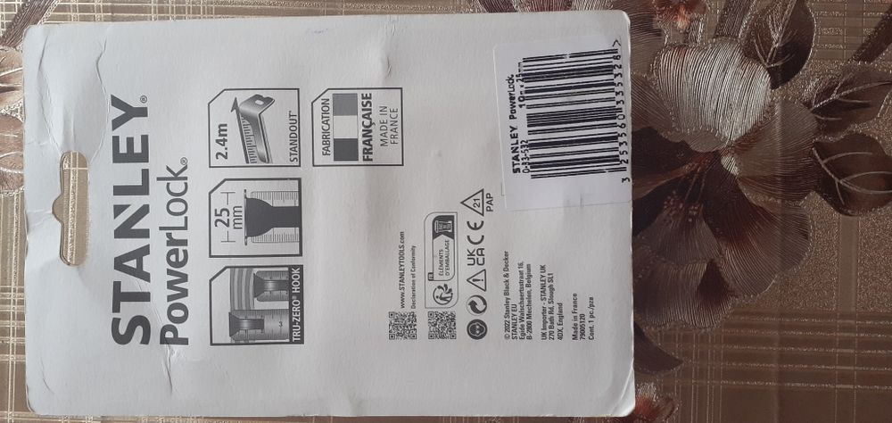 Рулетк STANLEY 10M Blade Armor