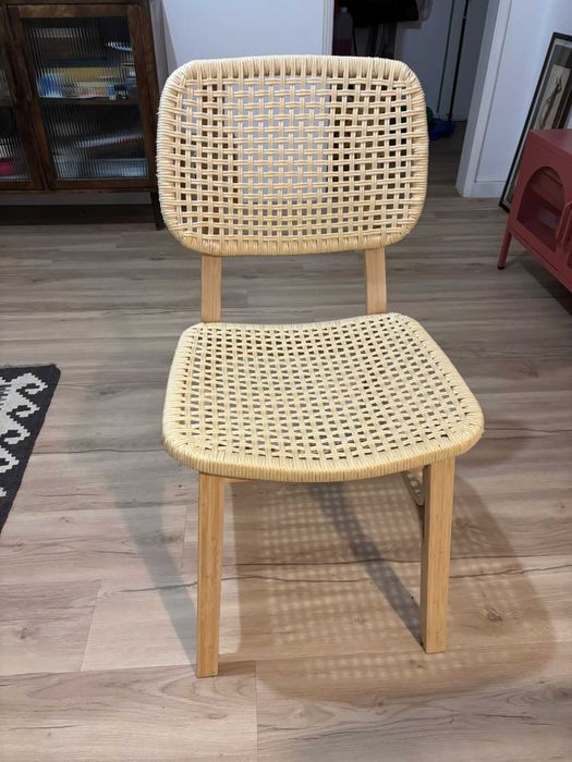 Cadeiras Ikea VOXLÖV bambu
