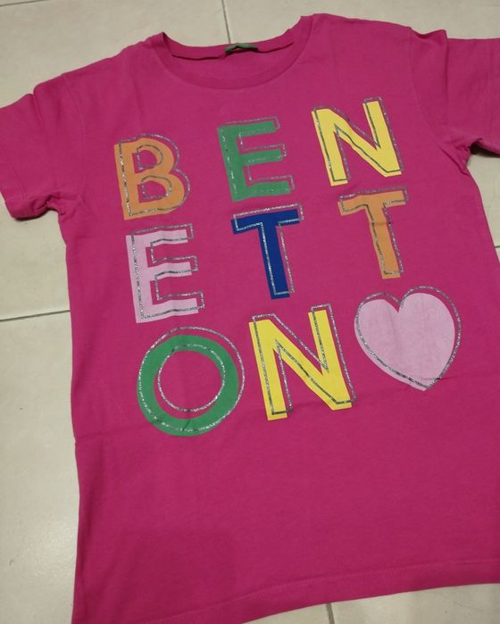 T-shirt Rosa Benetton - 13/14 anos