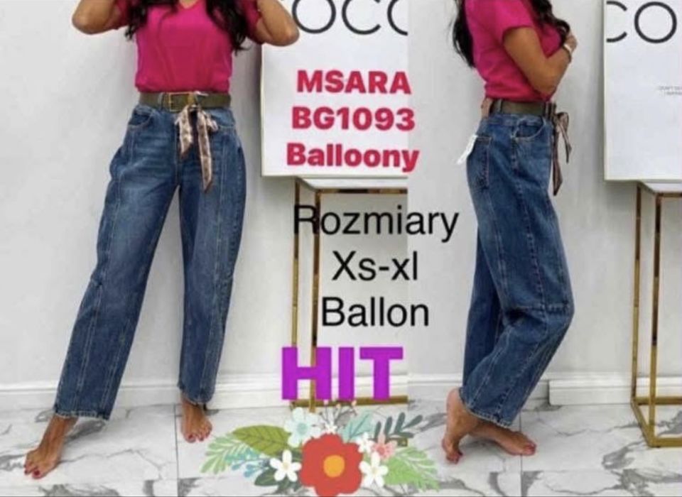 Spodnie Balloon M sara