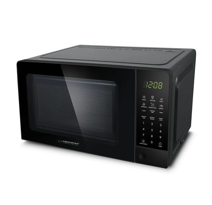 Kuchenka mikrofalowa mikrofalówka czarna Esperanza HORNEADO EKO009