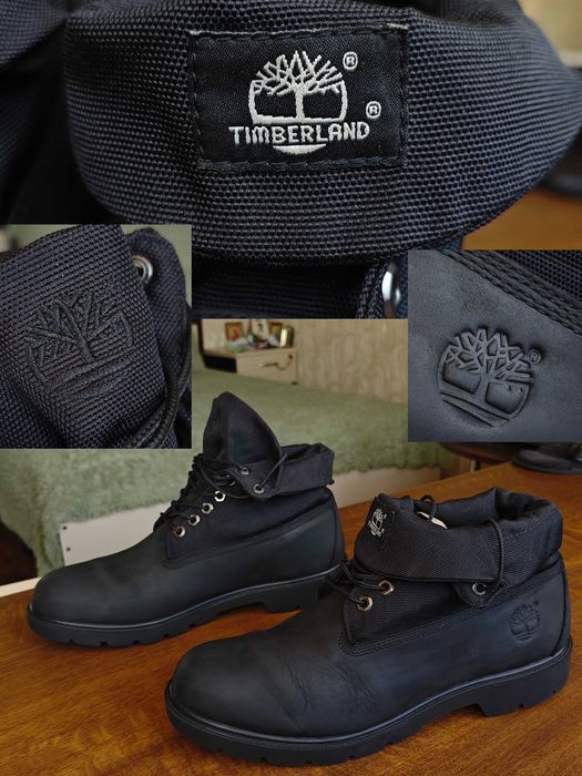 Timberland 6-Inch Premium Black Nubuck Boots 6635A 44.5 рр 28.5 см