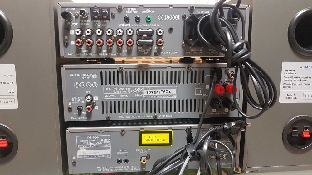 Миди система Denon D 250 Midi Hi-Fi system made in Japan/Germany