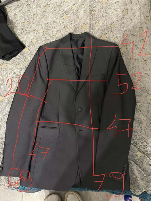 Szary garnitur w idealnym stanie  (kompet )