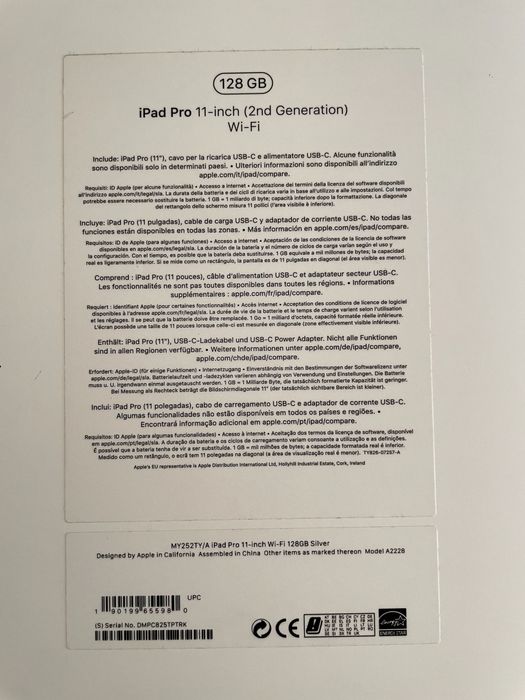 iPad Pro 2020 2ª geração - 128GB + Capa Folio oficial