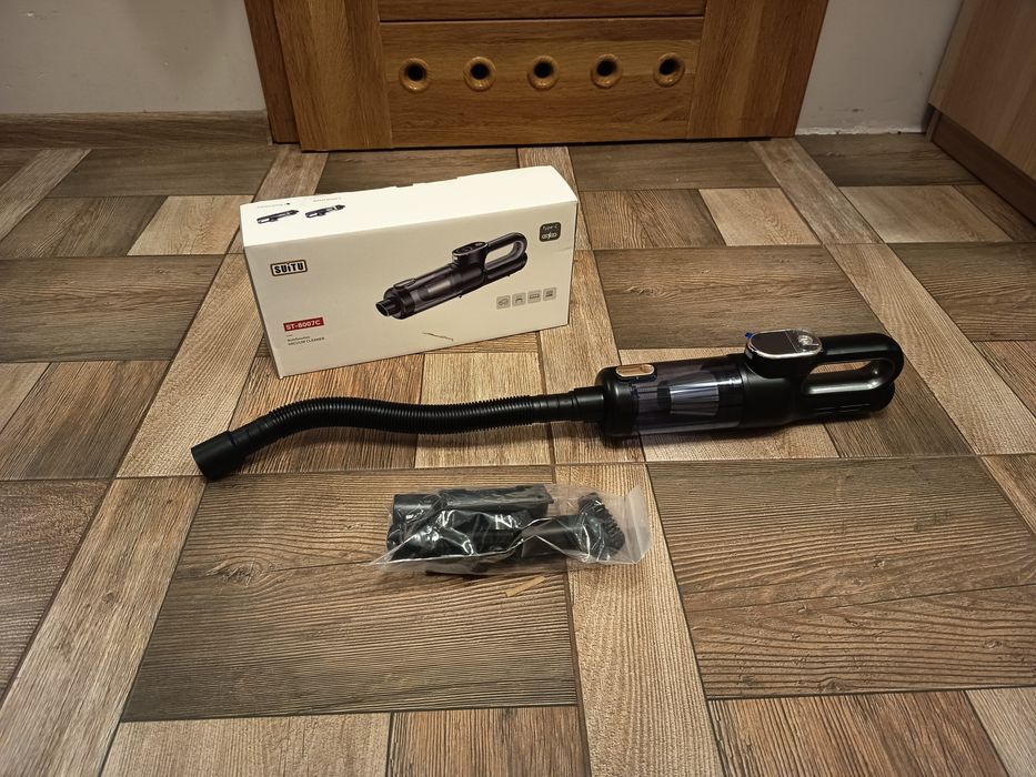 Nowy czarny ręczny odkurzacz domowy samochodowy