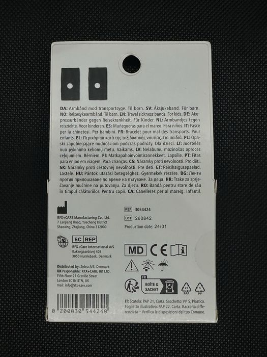 Pulseira anti enjoos criança