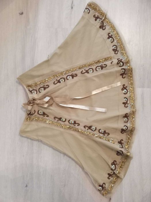 Шикарная нарядная юбка расшитая бисером вечерняя zara