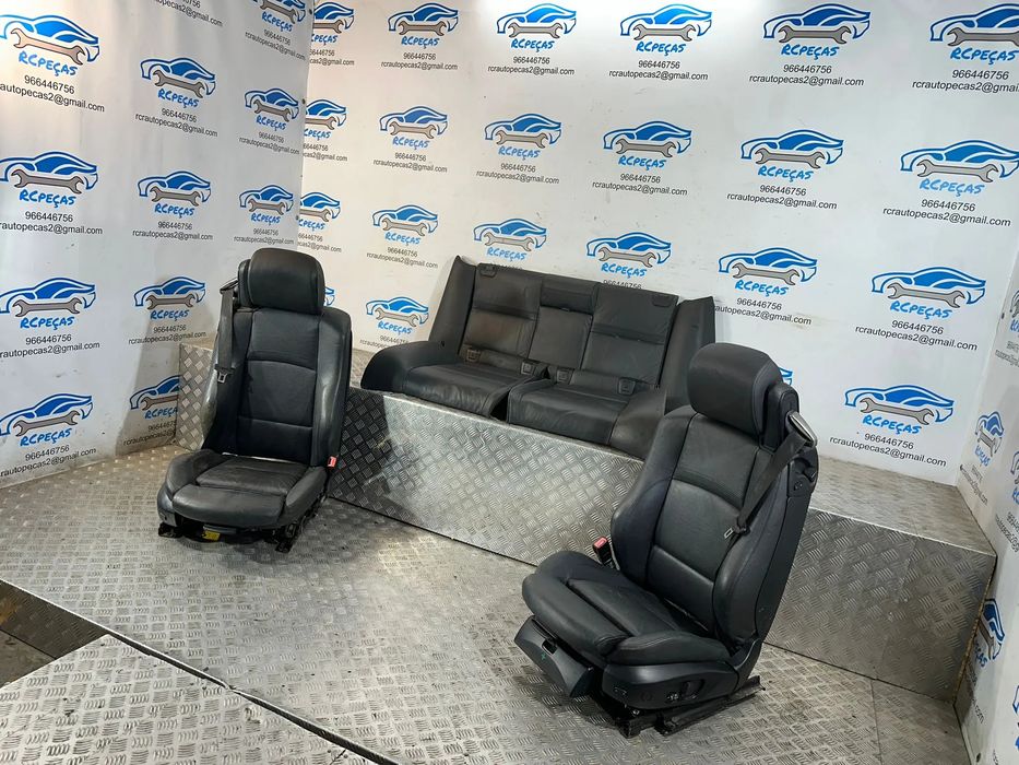 Conjunto Bancos Elétricos Memoria Pele Pack M BMW Serie 3 E93 Cabrio