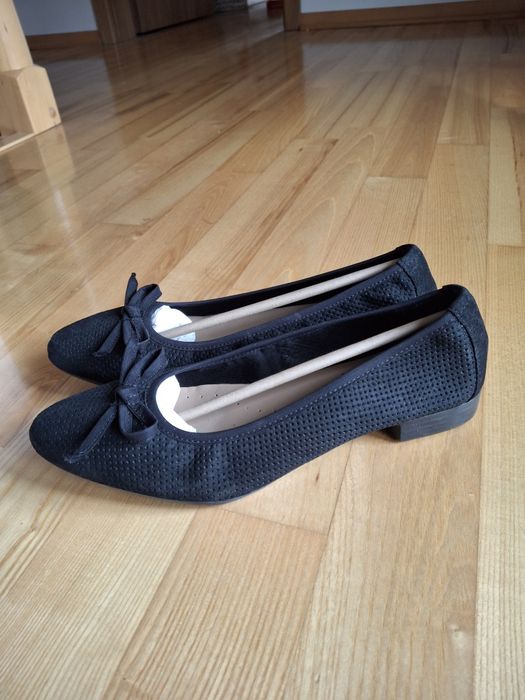 Balerinki skórzane r.39