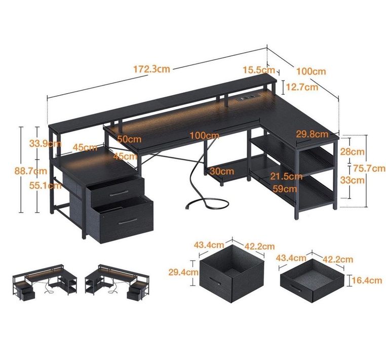 Sprzedam biurko komputerowe narożne