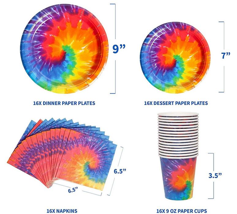 Zestaw urodzinowy 16 os(zestaw 5szt x 16os) balony, dekoracje, impreza