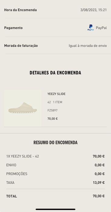 Adidas yeezy slide bone 42