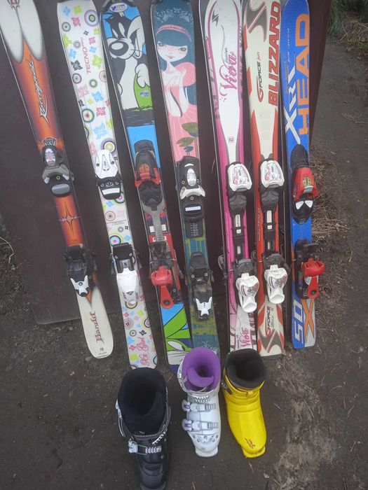 Narty używane długość 110cm i inne