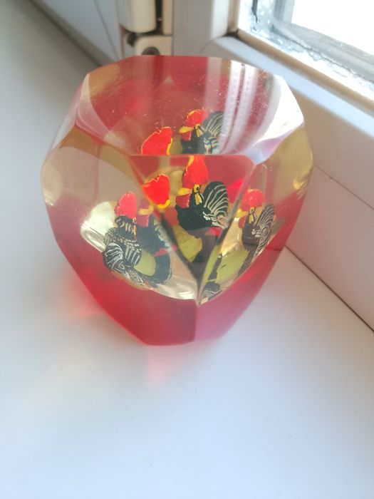 Винтажная фигурка / пресс-папье «Португальские петухи», Portugal, 70-е