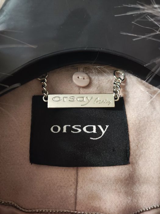 Płaszcz - pudrowy róż