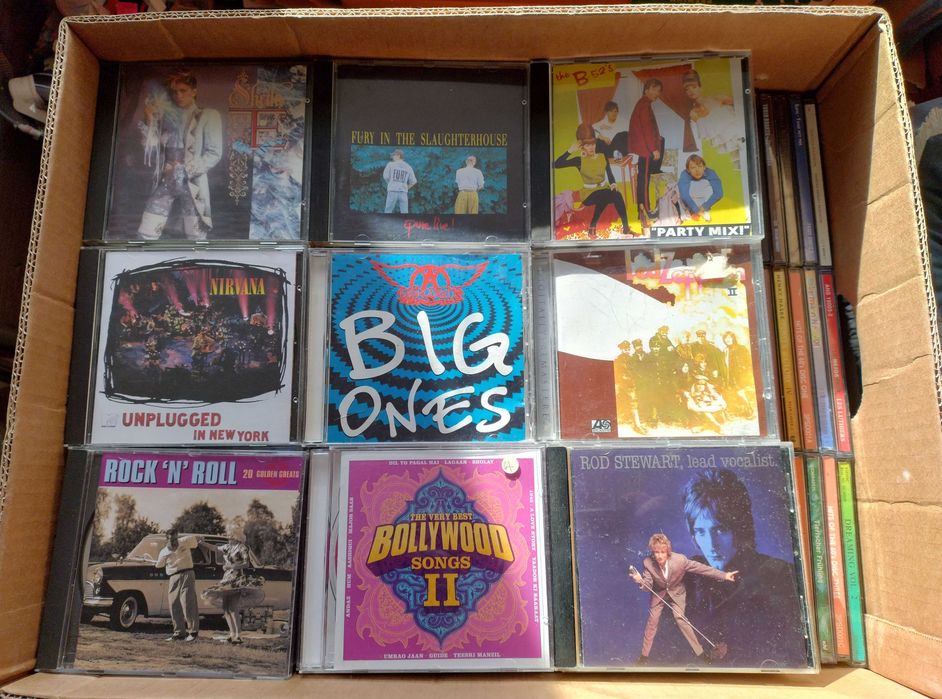 Płyty CD 5 kartonów 1100 sztuk