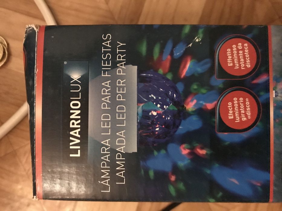 Lâmpadas LED para festas