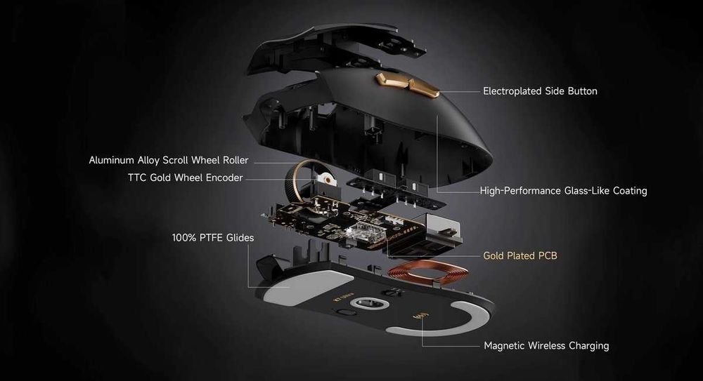 Игровая мышка MCHOSE K7 Ultra+ 42000DPI 8K