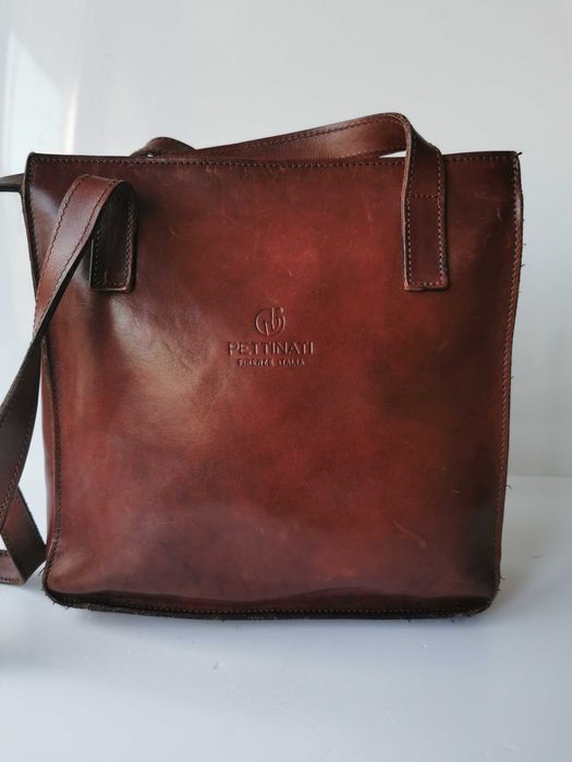 włoska torebka Pettinati skóra naturalna