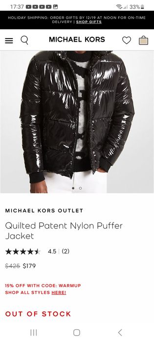 Оригінал 100% чоловіча зимова куртка michael kors xxl - 3xl