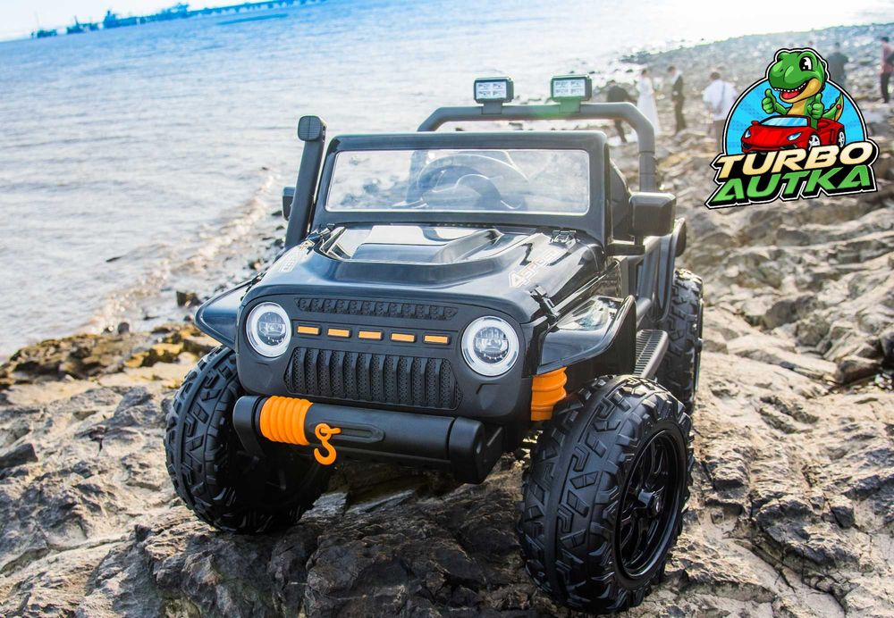 JEEP WRANGLER 24V do 100kg Silniki 200W | Samochód Auto na akumulator | XL | 2-osobowy | HIT I GWARANCJA | PILOT DLA RODZICA