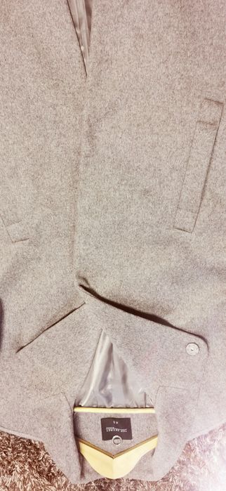 Nowy płaszcz oversize Top Secret 40 z dodatkiem wełny