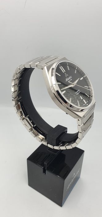 Atlantic Seawave na bransolecie - szafir - Swiss Made - 40 mm