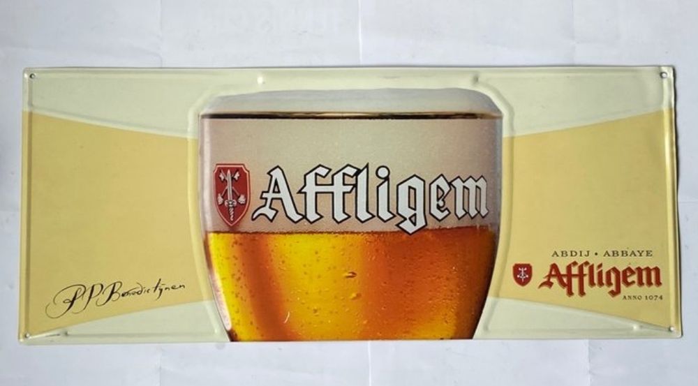 Chapa publicitária affligen