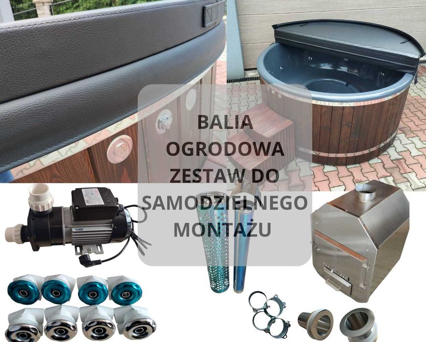Balia ogrodowa, kompletny zestaw do samodzielnego montażu