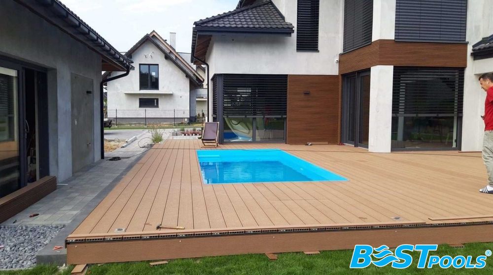 Polipropylenowy basen Mallorca 8x3x1.5m marki Bestpools