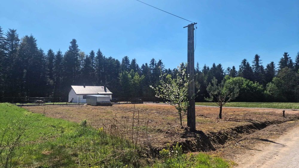 Działka budowlana 1213 m² – Nowek, gm. Łopuszno