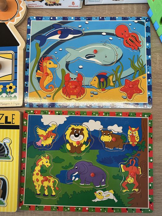 Układanki dla dzieci- Melissa&Doug, CzuCzu, inne