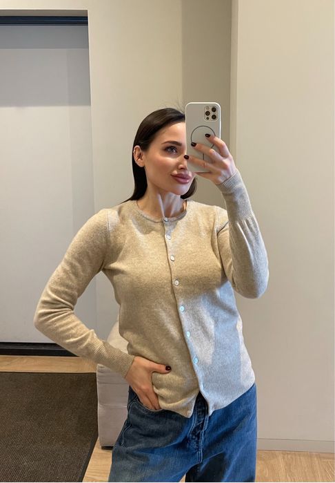 100 % преміум кашемір кардиган S стиль cos massimo old money