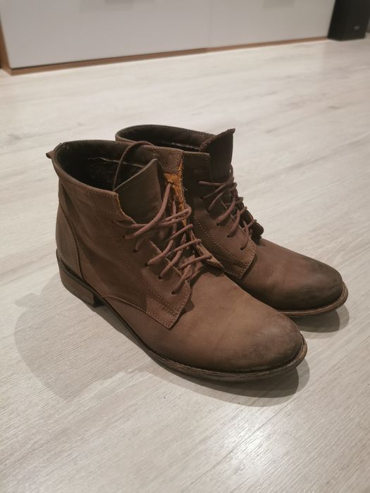 Skórzane półbuty, trapery, kozaki r. 38 Davos Gomma