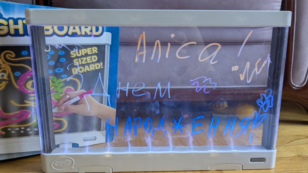 Crayola планшет з підсвічуванням , дошка для малювання Crayola