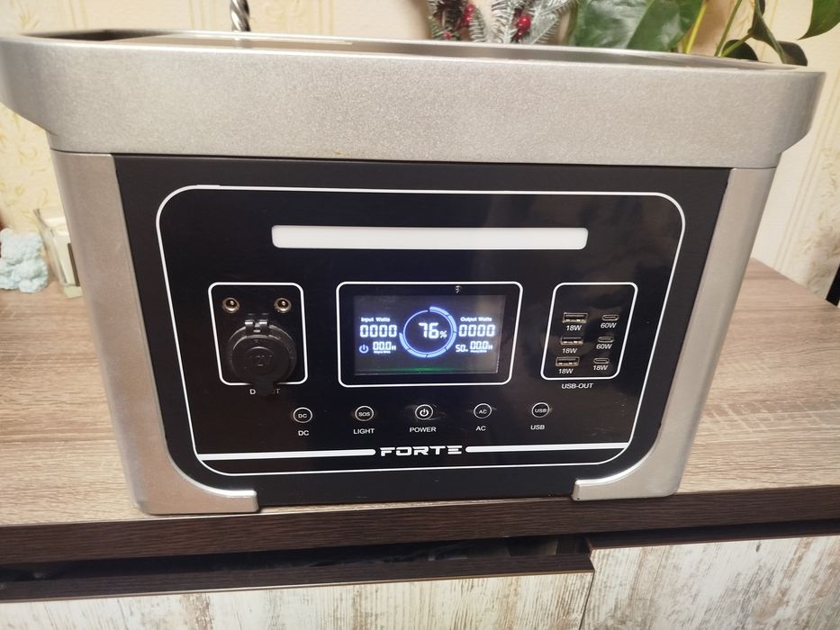 Зарядна станція Forte ps-1024lfp Must 1000w ємністю 1331вт/г