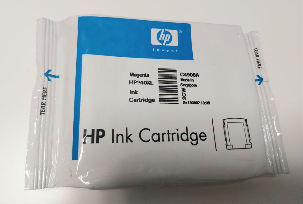 Tinteiros Originais HP 940 XL MAGENTA