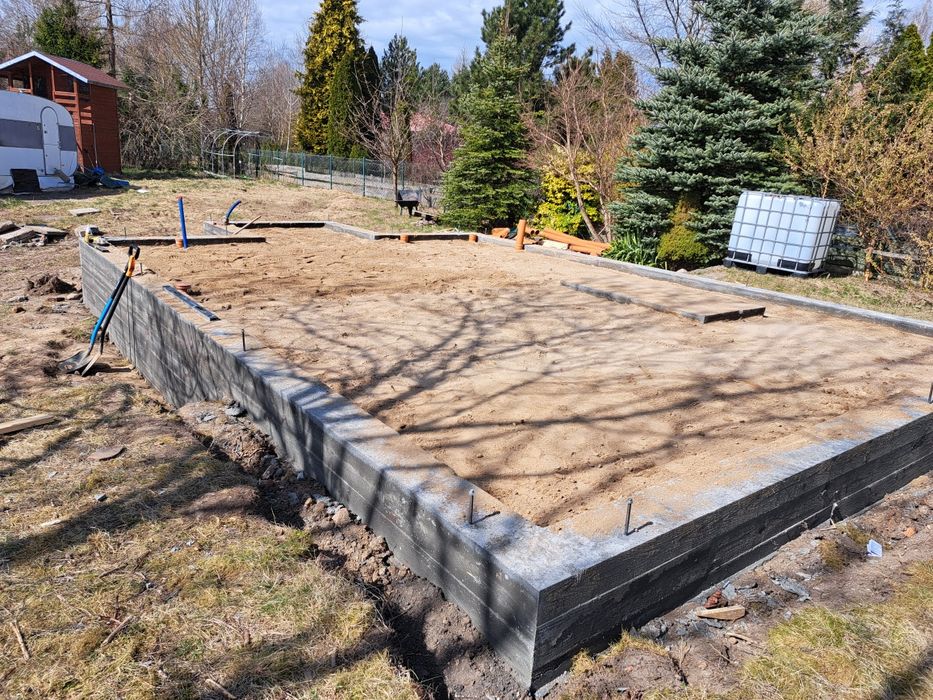 Płyta fundamentowa , fundamenty, ławy fundamentowe