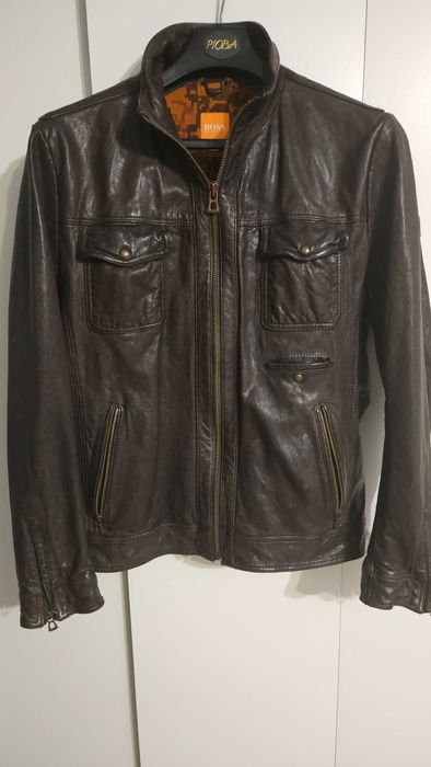 Kurtka skóra męska Hugo boss 100% oryginał rozmiar 50